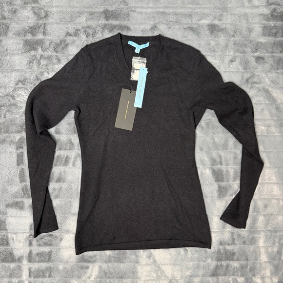 ANTONIO MELANI Sweaters - Antonio Melani Elizabeth Sweater Womens XS Black 100% Cashmere V-Neck F81SA7316